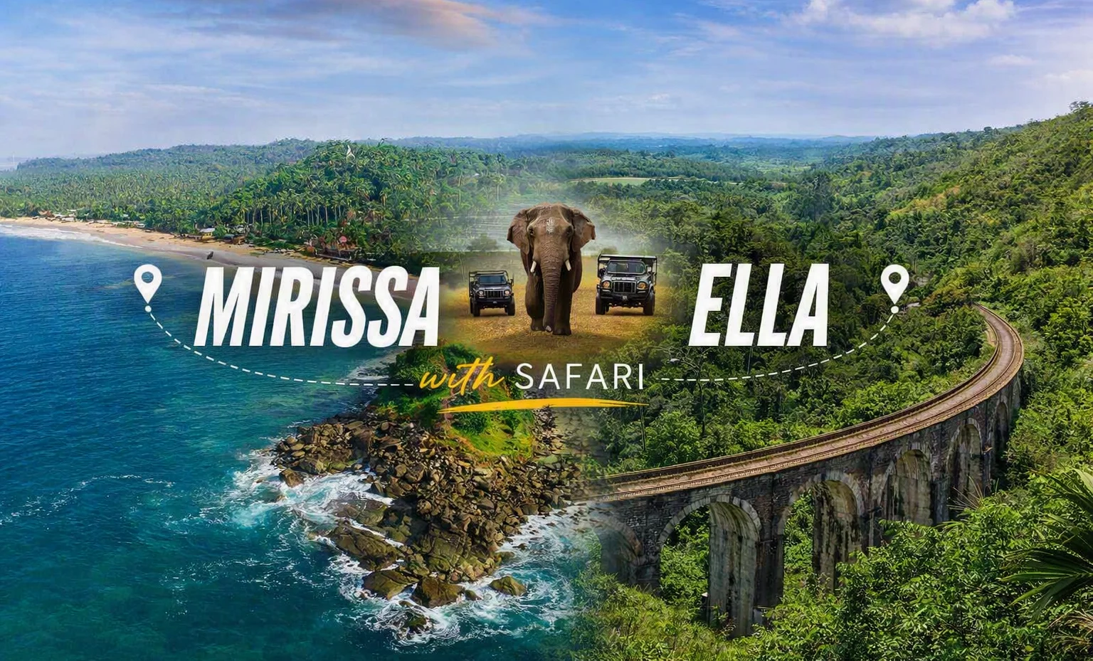 Mirissa to Ella Shuttle & Udawalawe Safari Drive